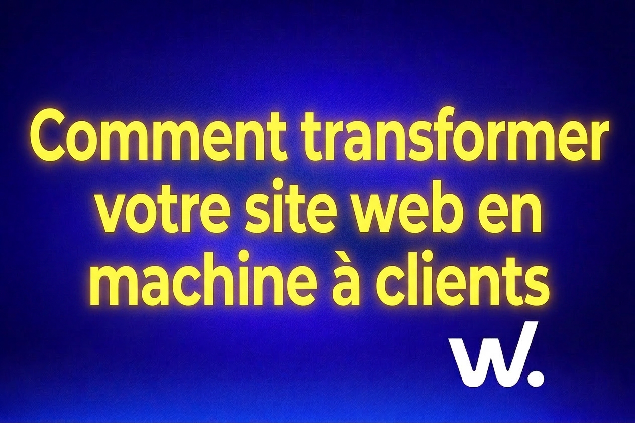 Comment transformer votre site internet en machine à clients